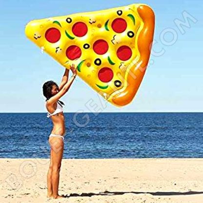 Bouée géante pizza plage