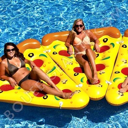 Bouée géante pizza piscine